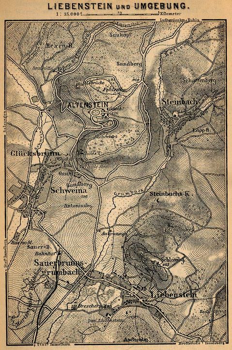 Environs of Liebenstein 1910