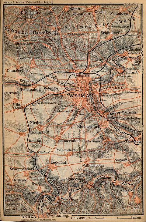 Environs of Weimar 1910