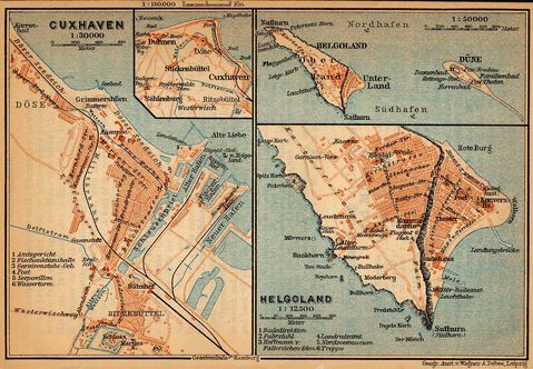 Cuxhaven and Heligoland 1910