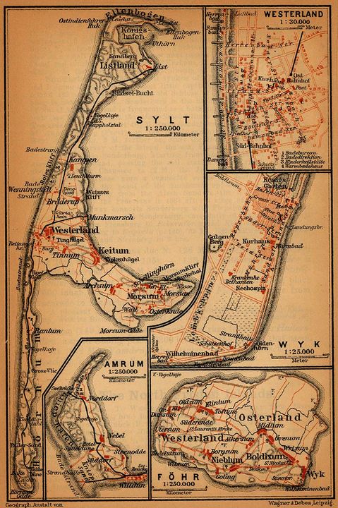 Islas Frisias septentrionales 1910