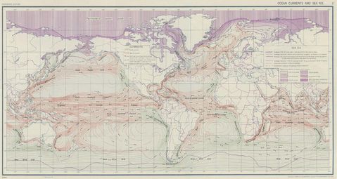 Ocean currents and sea ice 1943