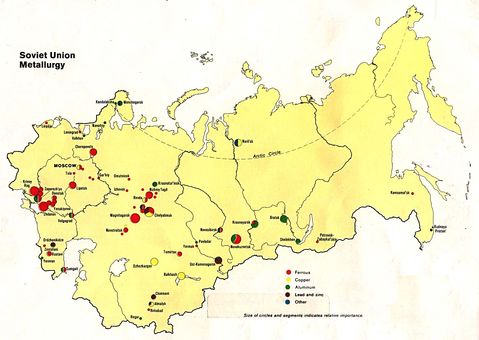 Карта металлургии россии