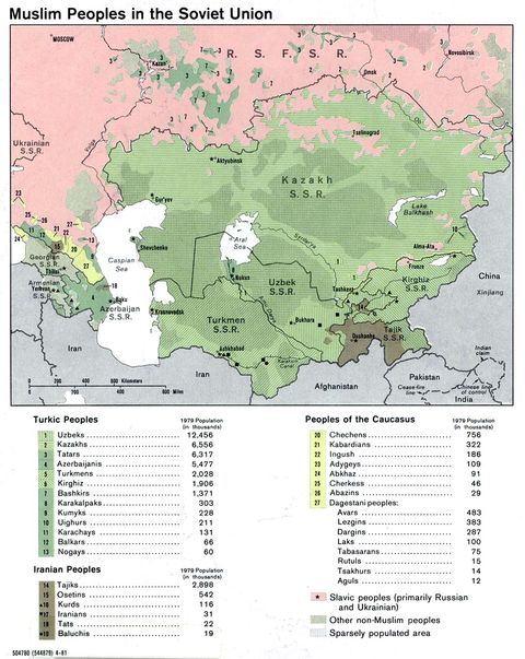 Muslim communities in the former Soviet Union 1981