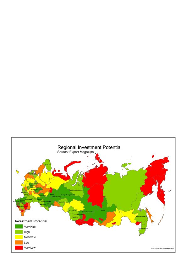 ***Potencial de Inversiones Regional en Rusia 2001