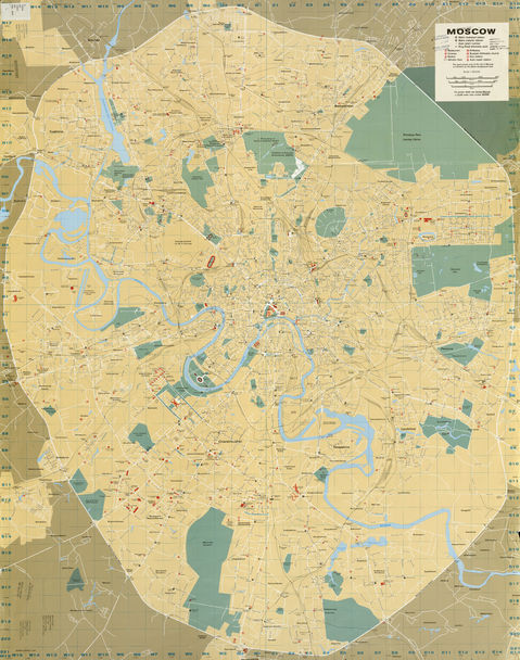 Mapa de Moscú