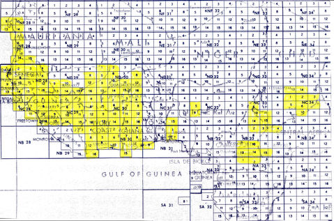 Mapa Index de África Occidental