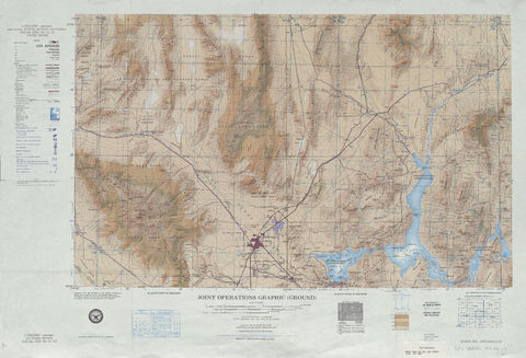 Las Vegas Joint Operations Graphic Sheet, United States 1954