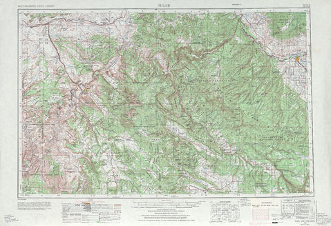 Area around Moab in the United States
