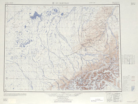 Area around Mt. Mckinley in the United States