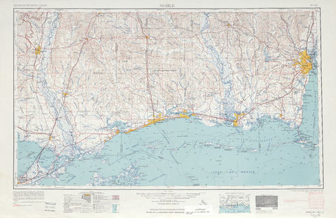 Area around Mobile in the United States