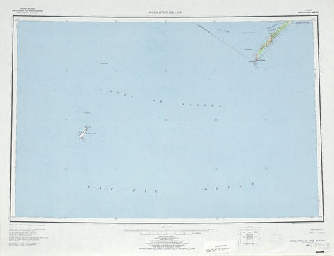 Area around Middleton Island in the United States