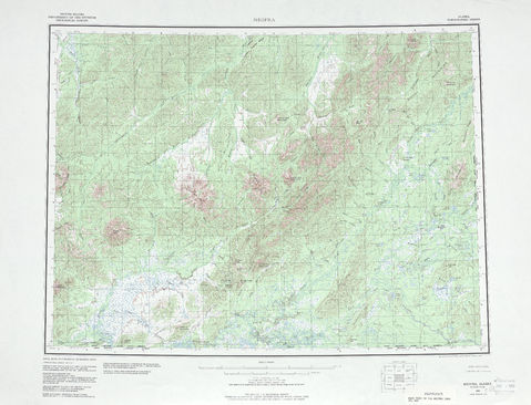 Región alrededor de Medfra en Estados Unidos