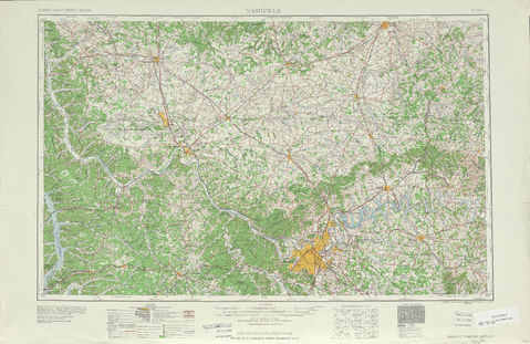 Area around Nashville in the United States