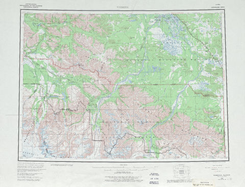 Area around Nabesna in the United States