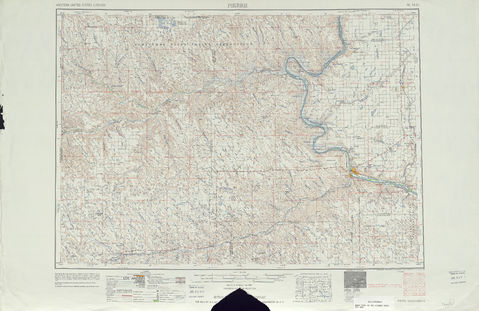 Area around Pierre in the United States