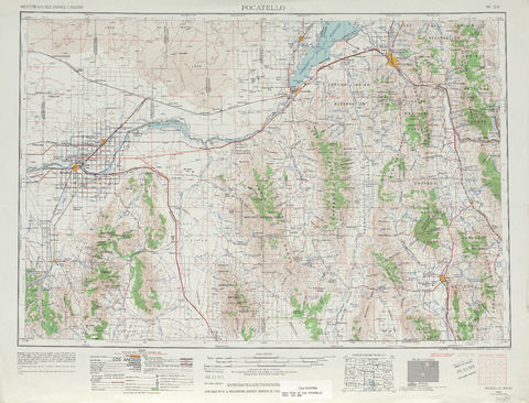 Area around Pocatello in the United States | Gifex