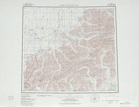 Area around Philip Smith Mountains in the United States
