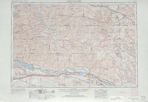 Area around North Platte in the United States