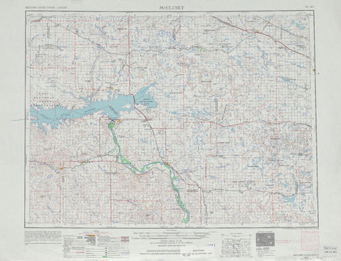 Area around Mcclusky in the United States