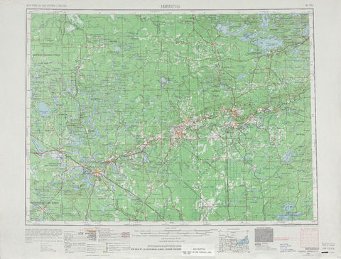 Región alrededor de Hibbing en Estados Unidos