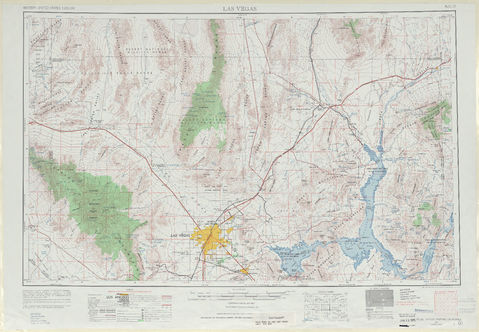 Región alrededor de Las Vegas en Estados Unidos