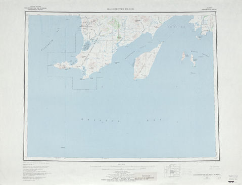 Area around Hagemaster Island in the United States