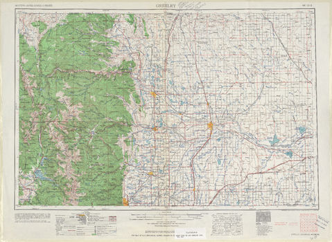 Area around Greeley in the United States | Gifex