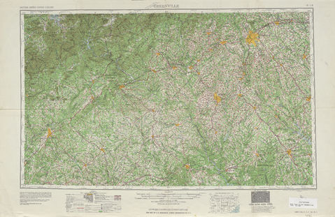 Area around Greenville in the United States