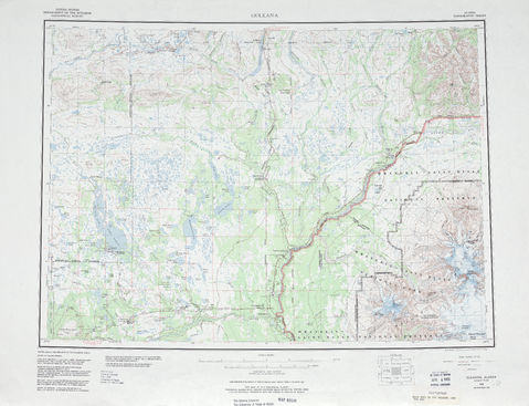 Area around Gulkana in the United States