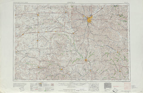 Area around Lincoln in the United States