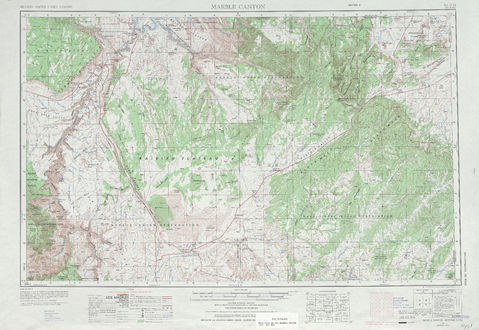 Area around Marble Canyon in the United States | Gifex