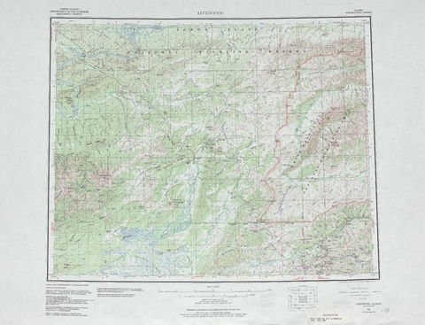 Area around Livengood in the United States