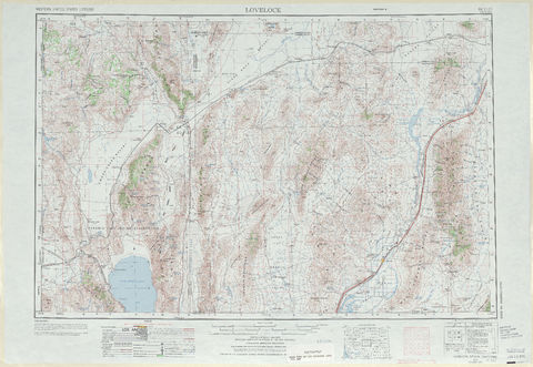 Area around Lovelock in the United States