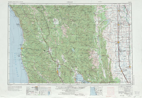 Area around Ukiah in the United States | Gifex