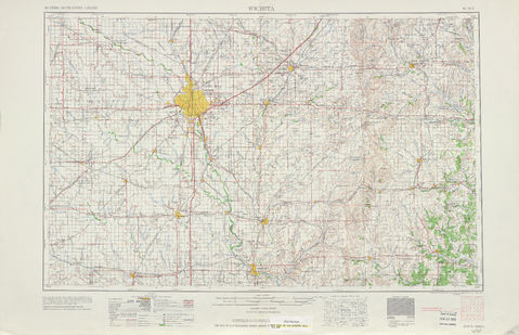 Area around Wichita in the United States | Gifex