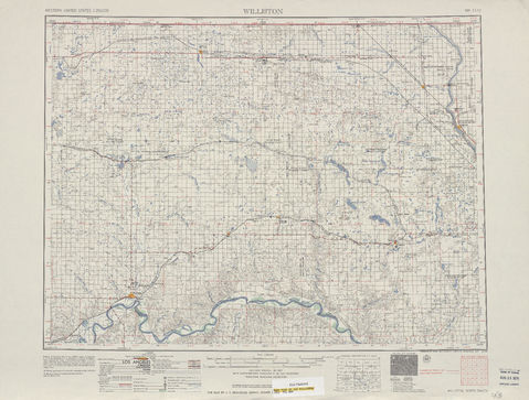 Región alrededor de Williston en Estados Unidos