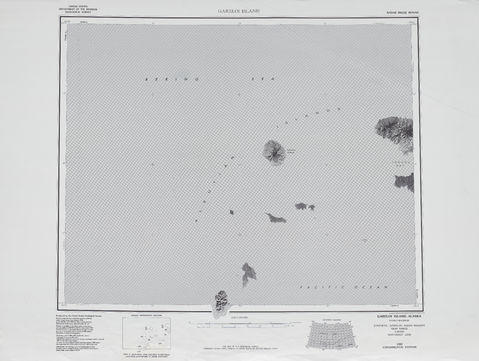 Gareloi Island Radar Image Mosaic Sheet, United States 1983