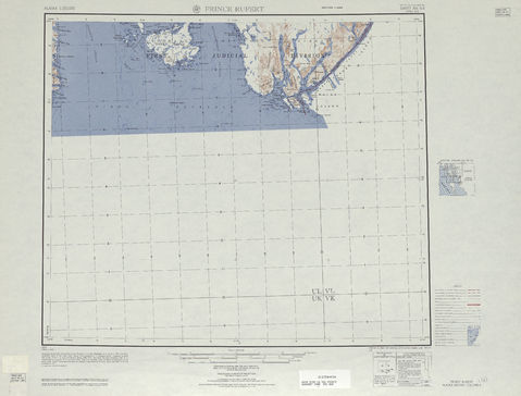 Area around Prince Rupert in the United States