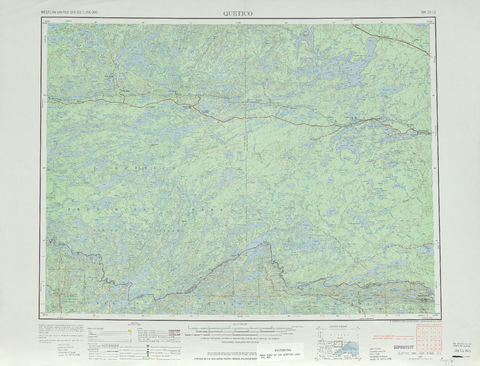 Area around Quetico in the United States
