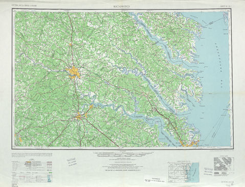 Area around Richmond in the United States