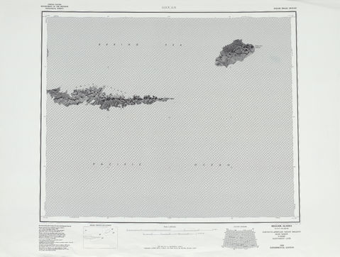 Seguam Radar Image Mosaic Sheet, United States 1983