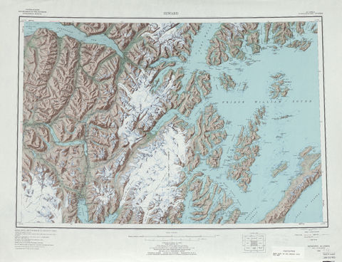 Area around Seward in the United States