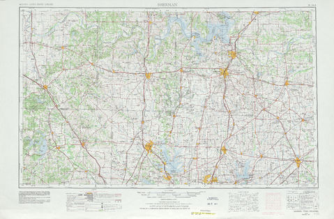 Area around Sherman in the United States | Gifex