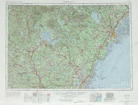 Area around Portland in the United States