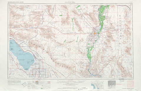 Región alrededor de Salton Sea en Estados Unidos