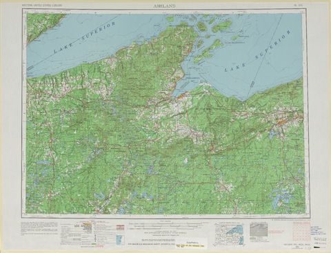 Región alrededor de Ashly en Estados Unidos