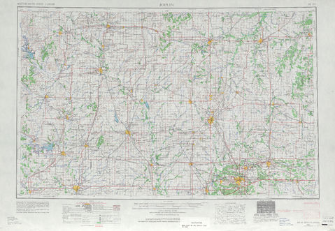 Región alrededor de Joplin en Estados Unidos
