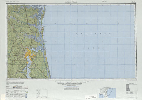 Región alrededor de Jacksonville en Estados Unidos