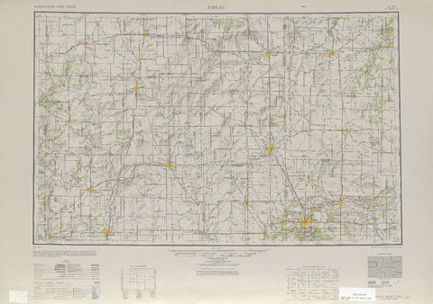 Región alrededor de Joplin en Estados Unidos
