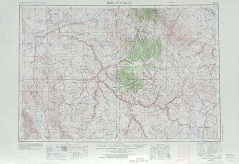 Región alrededor de Jordania Valle en Estados Unidos